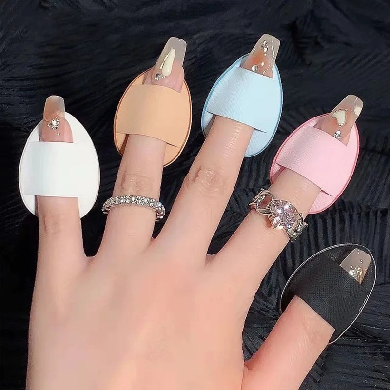 YS00079-- Mini finger puff small air cushion concealer water drops cotton candy makeup finger puff 1pcs/3pcs35pcs/10pcs