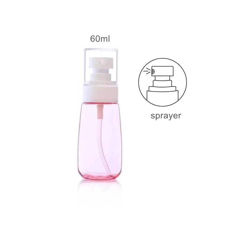 Upg Fine Mist Spray Bottle Set 30ml 60ml 100ml Refillable Travel Bottle With Lotion Pump