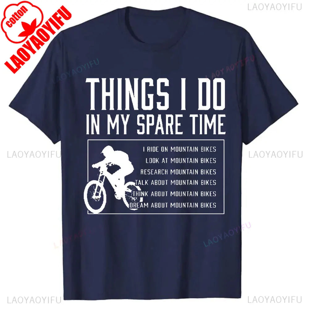 Men Clothing Mountain Bike Cycle Male Tshirts Vintage Downhill Mount Mtb Hombre Tops For Men Fashion Print Tee Roupas Masculinas