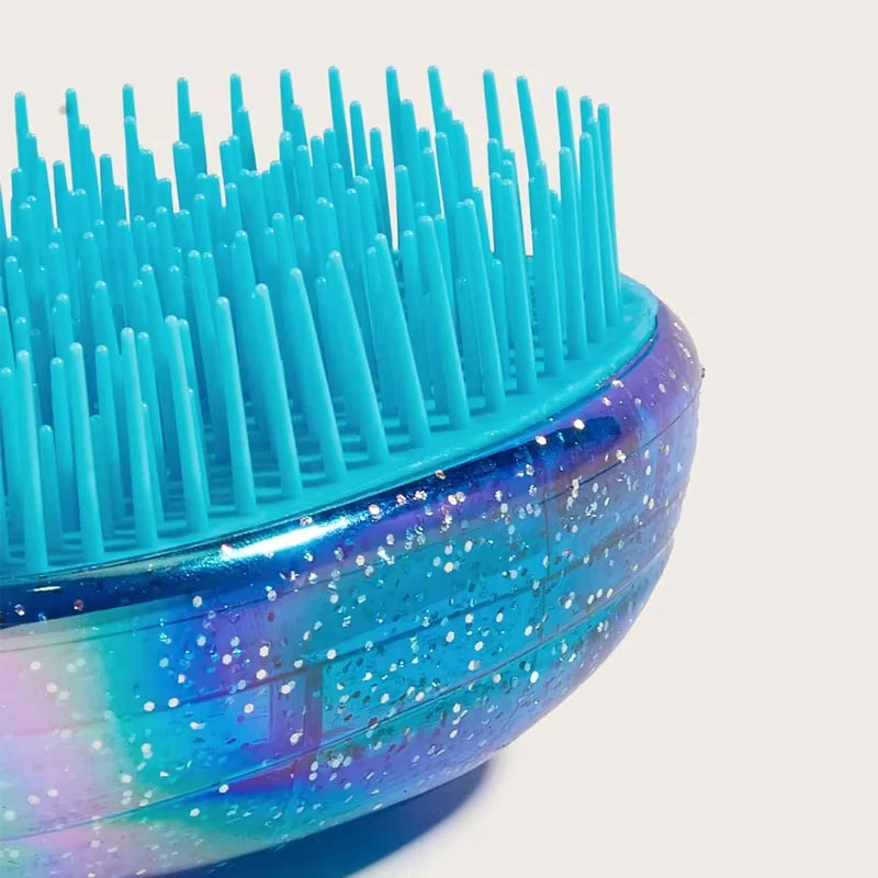 1PCS Portable Egg Shape Detangling Hair Comb Soft Scalp Massage Hairbrush Shining Beauty Styling Tool for Salon