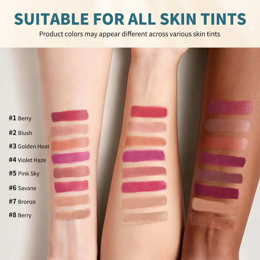 Sunscreen SPF 50 Blush Stick Long-Lasting Waterproof Tinted Blush for Glowing Cheeks Sun Protection & Natural Flush Face Makeup