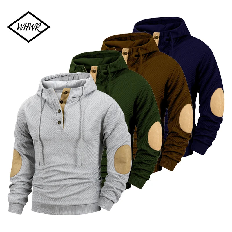 Autumn Winter New Fashionable Hoodie Men's Casual Sweatshirt European Size Men's Clothing Outerwear Comfortable Streetwear