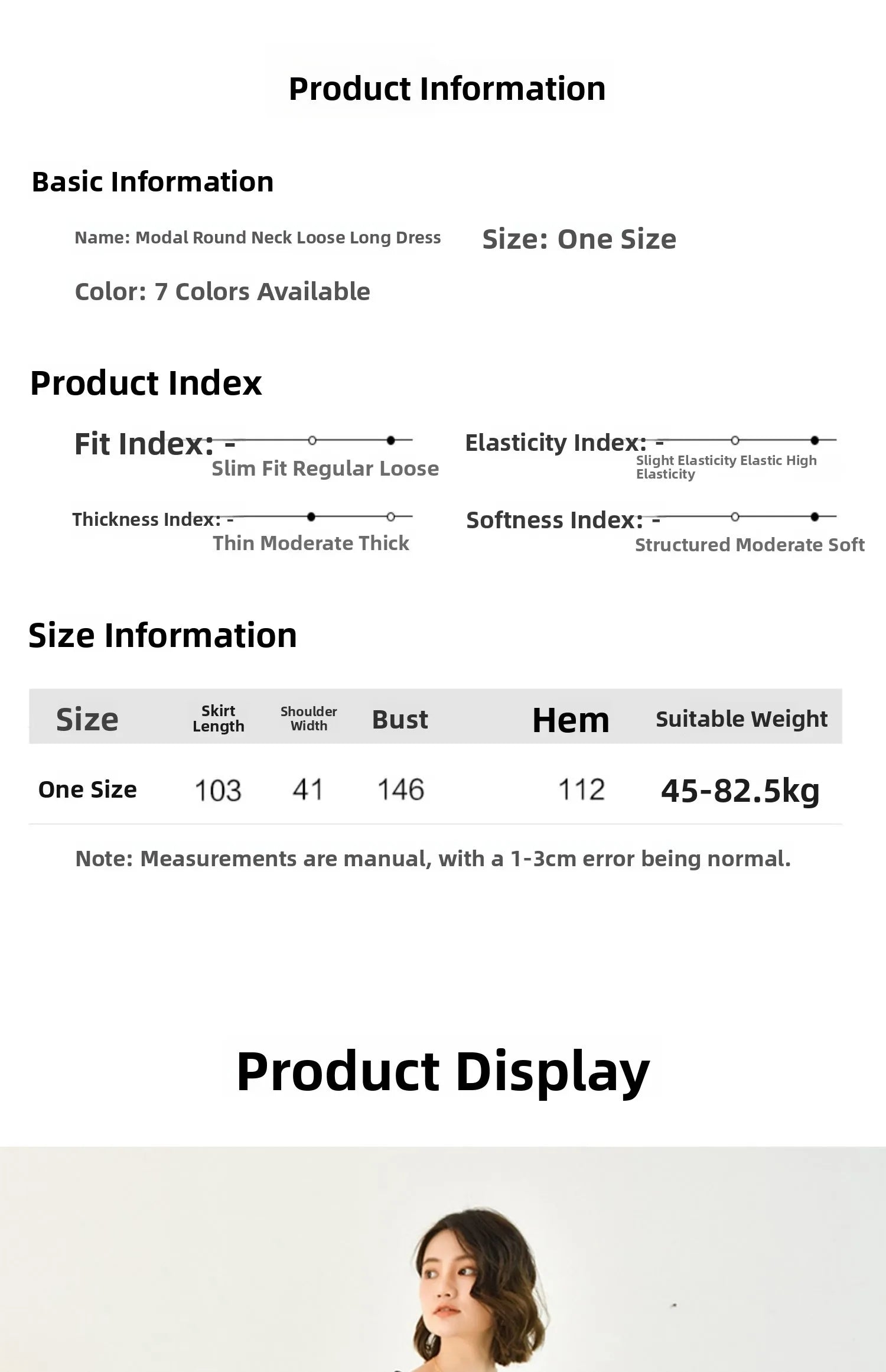 Modal plus Size Loose Short Sleeve Dress Women Summer Thin Casual Home Dress Sleep Dress round Neck A-Line Skirt H-Shape