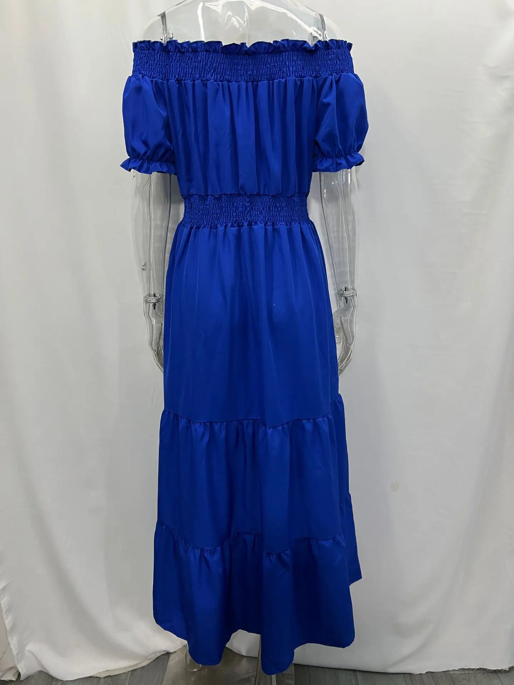 Summer Sexy Off Shoulder Slash Neck Ruffle Beach Party Dress Elegant Women Fashion Red Lace-up Pleated Holiday Long Dresses Robe