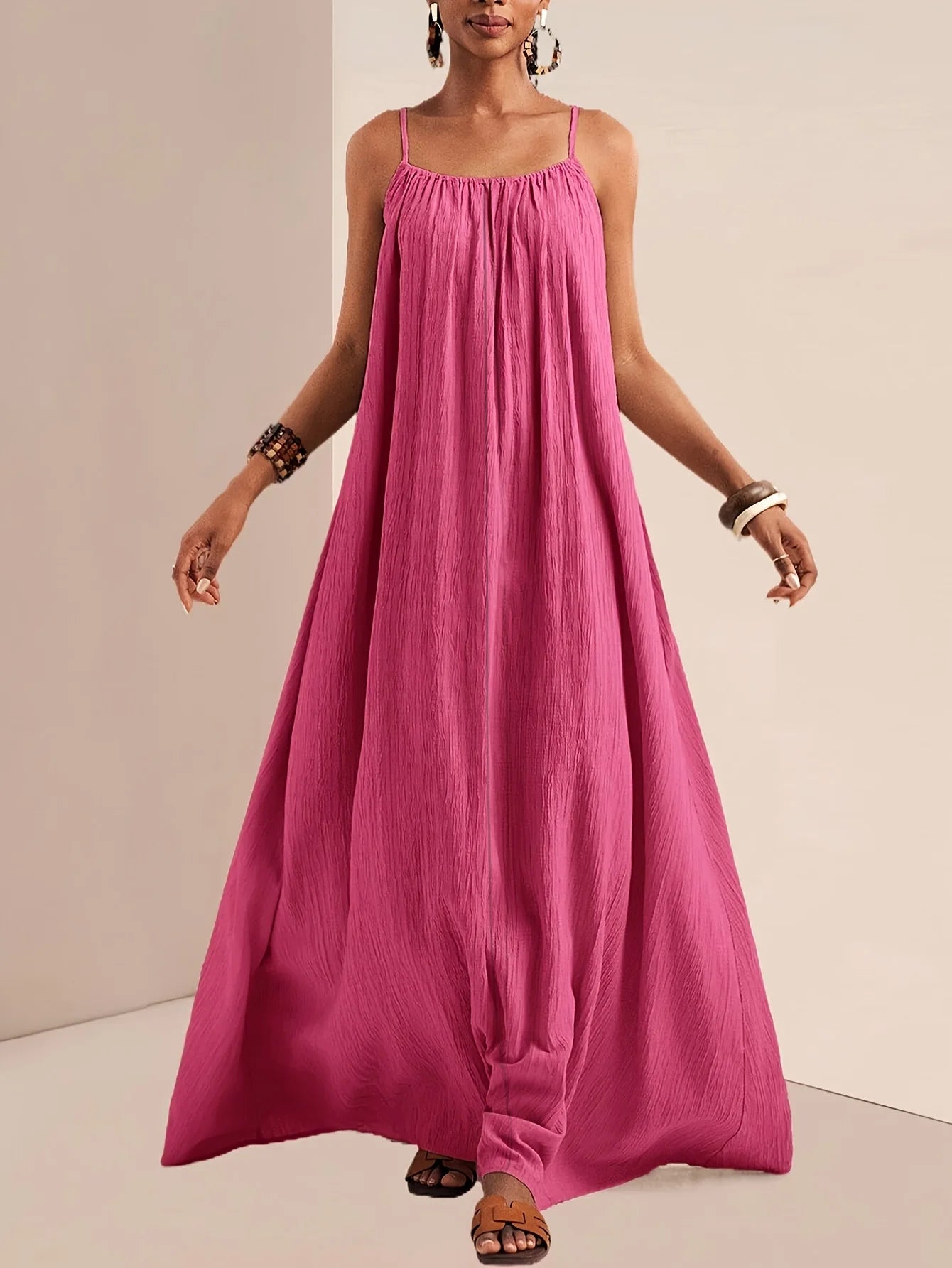 2026 Summer New Elegant Pure Color Strapless Maxi Dress Fashionable Gown for Women Elegant Simple Design Floor-Length Dress