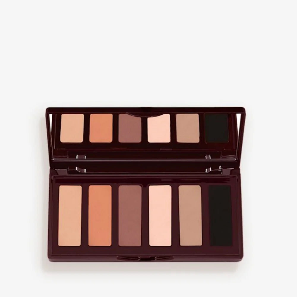 Charlotte Tilbury Super Nudes Easy Eye Palette Luxury Mini 6-shade Nude Eyeshadow Palette Satin-matte Shimmer Metallic Finishes