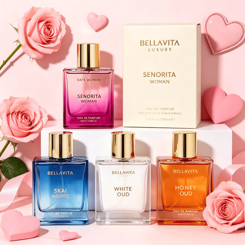 Bella Vita Top Trending Men Fragrance 3.4fl.oz, Sigma Male G.O.A.T Whith Skai Senorita Date Scent, Distinct Woody Musk Aroma, All-Day Long Lasting Performance