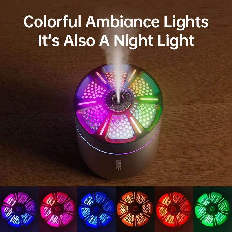 Aroma Diffuser Air Humidifier - 180ML Essential Oil Diffuser LED