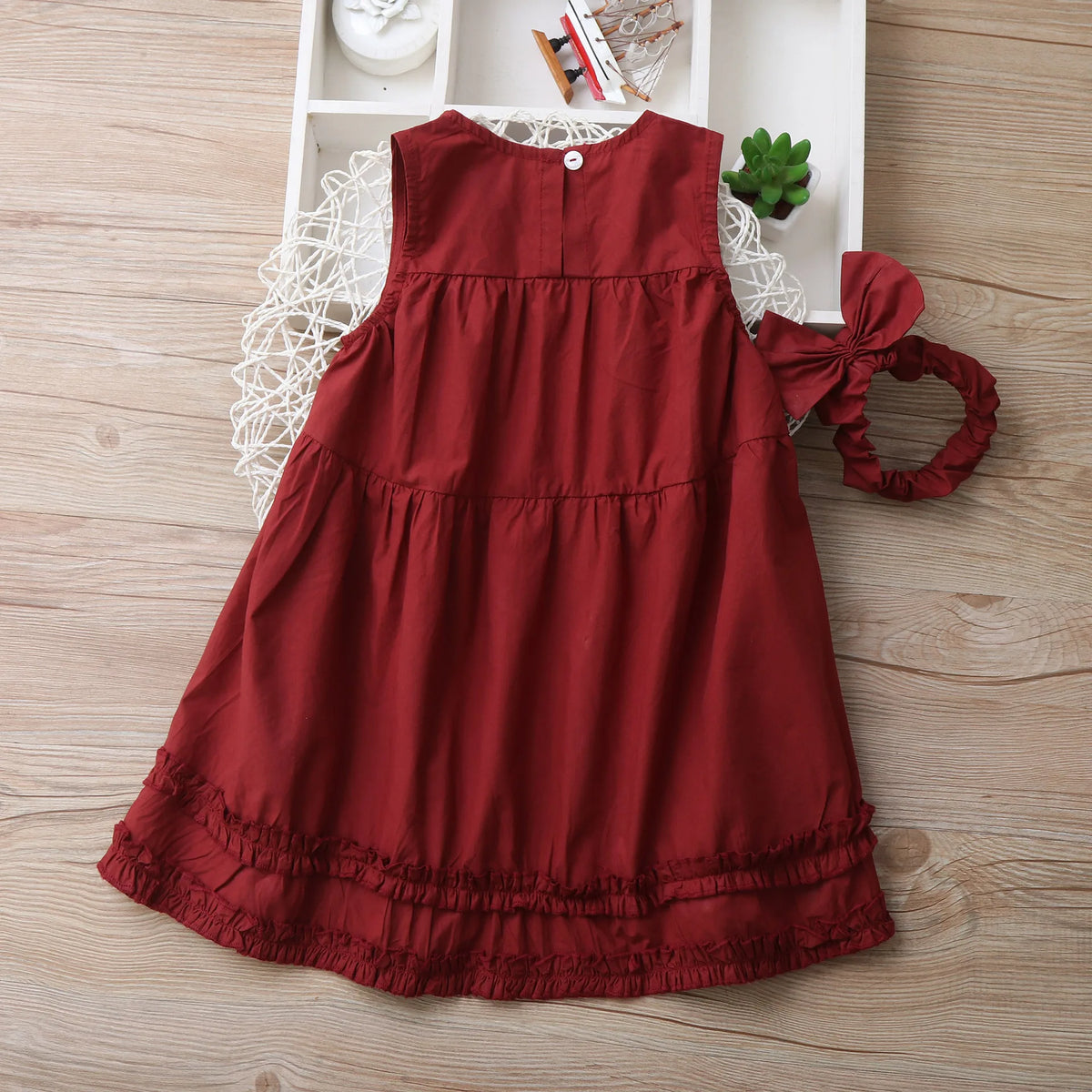 Embroidery Little Flower dresses for Girls clothes Summer Cotton Vest Dress Children's 2026 New