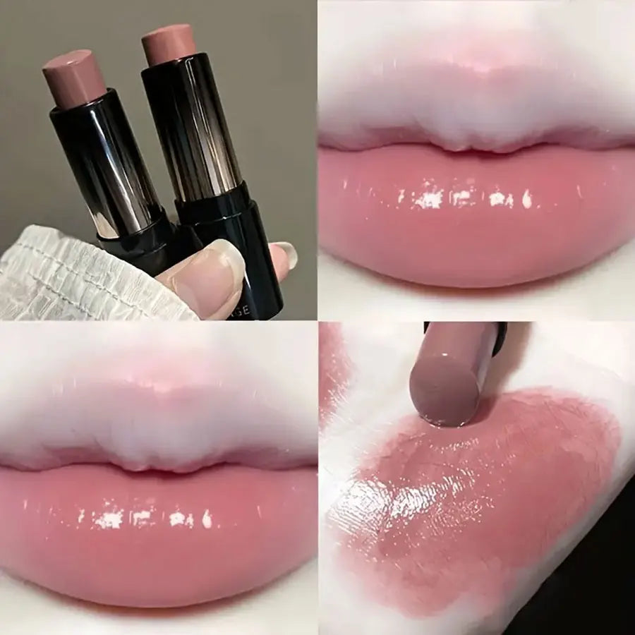 Red Brown Moisturizing Lipstick - Waterproof Long-Lasting Lip Gloss