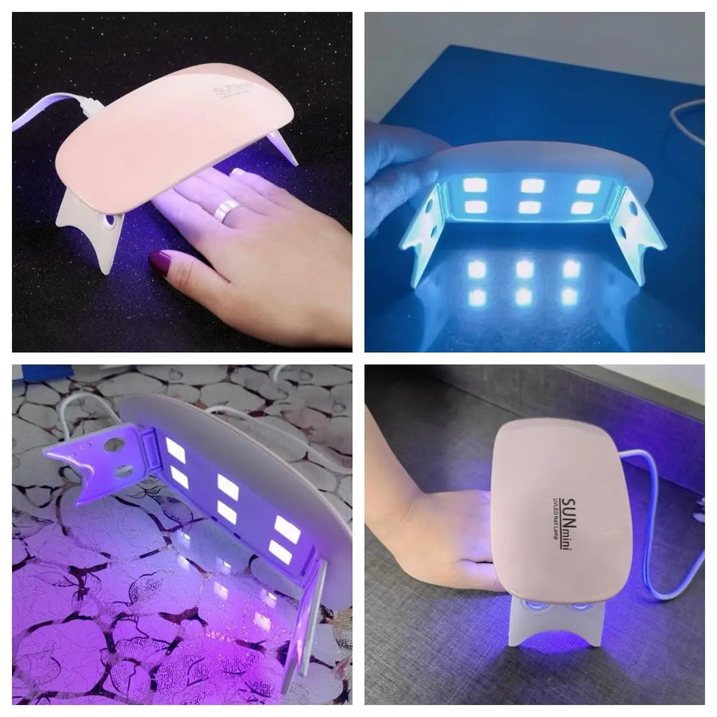 LULAA SUNmini Portable LED UV Nail Dryer - 6W Folding USB Lamp