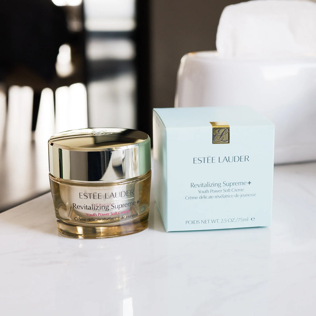 Estee Lauder Revitalizing Supreme+ Youth Power Soft Cream Lifting Firming Hydrating Fade Lines Wrinkles Collagen Boost For
