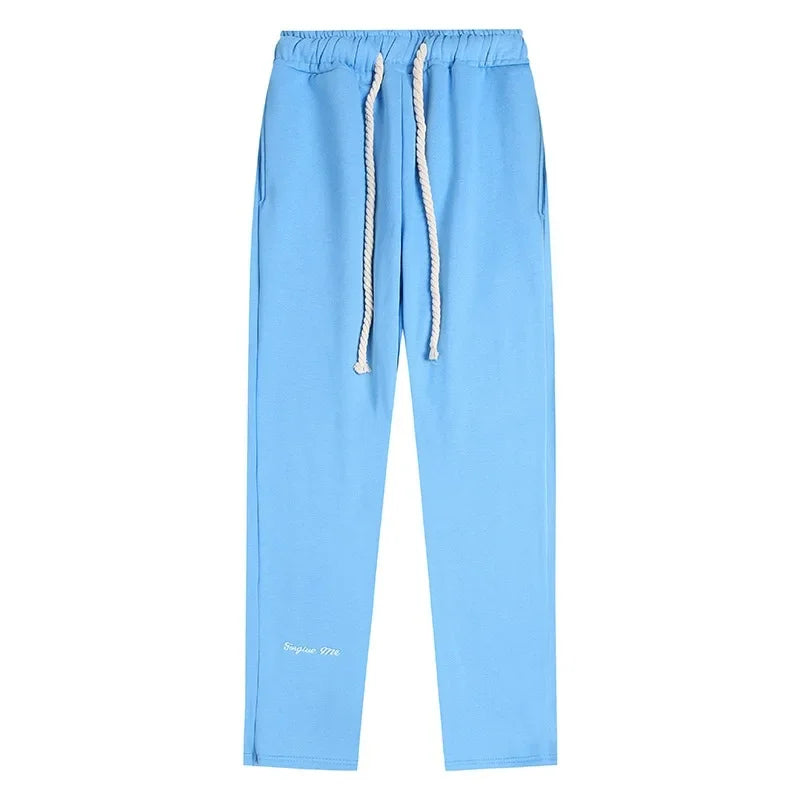 Outdoor Fashion Synaworld American Street Hip Hop Fleece Suit Men's and Women's Trend Casual Hooded Sweater Sports Pants