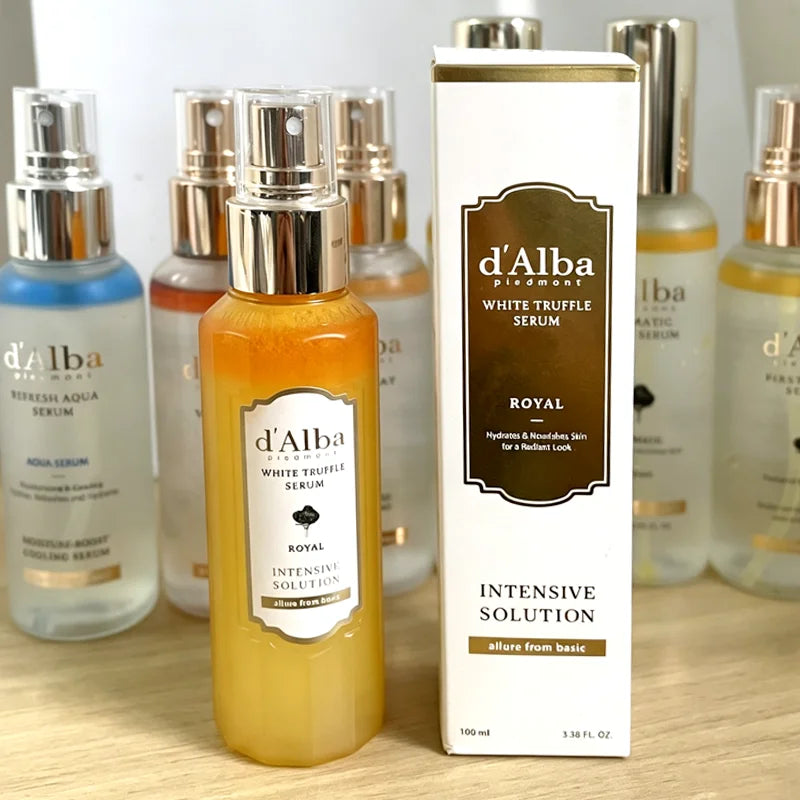 Fashion D‘alba White Truffle Essence Spray Hydrates Moisturizes Relieves Dryness Soothes and Sensitivity Firms Brighten Skincare