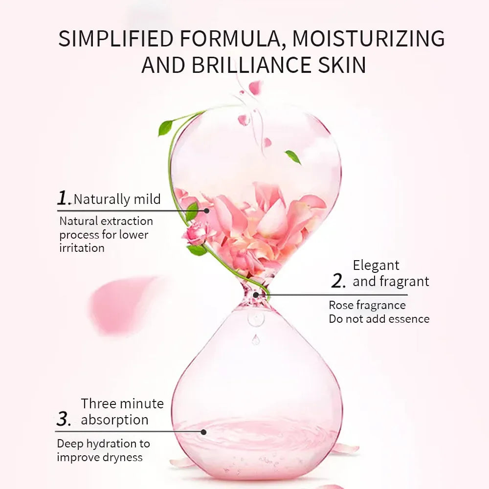 100ml Rose Water Spray Hydrating Moisturizing Rose Pure Dew Toner Face Mists Face Care Skin Care Face Spray