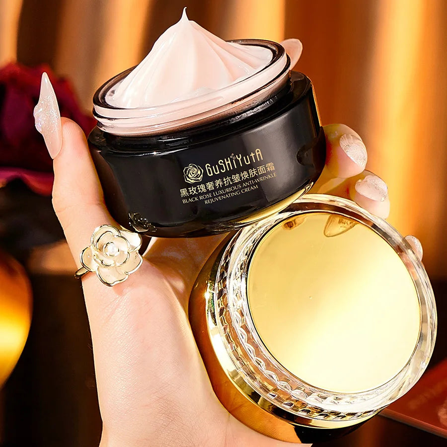 Black Rose Instant Face Lift & Firm Skin Cream Sustainable Face Lifting Reduces Fine Lines Gentle Moisturizing Care Cream