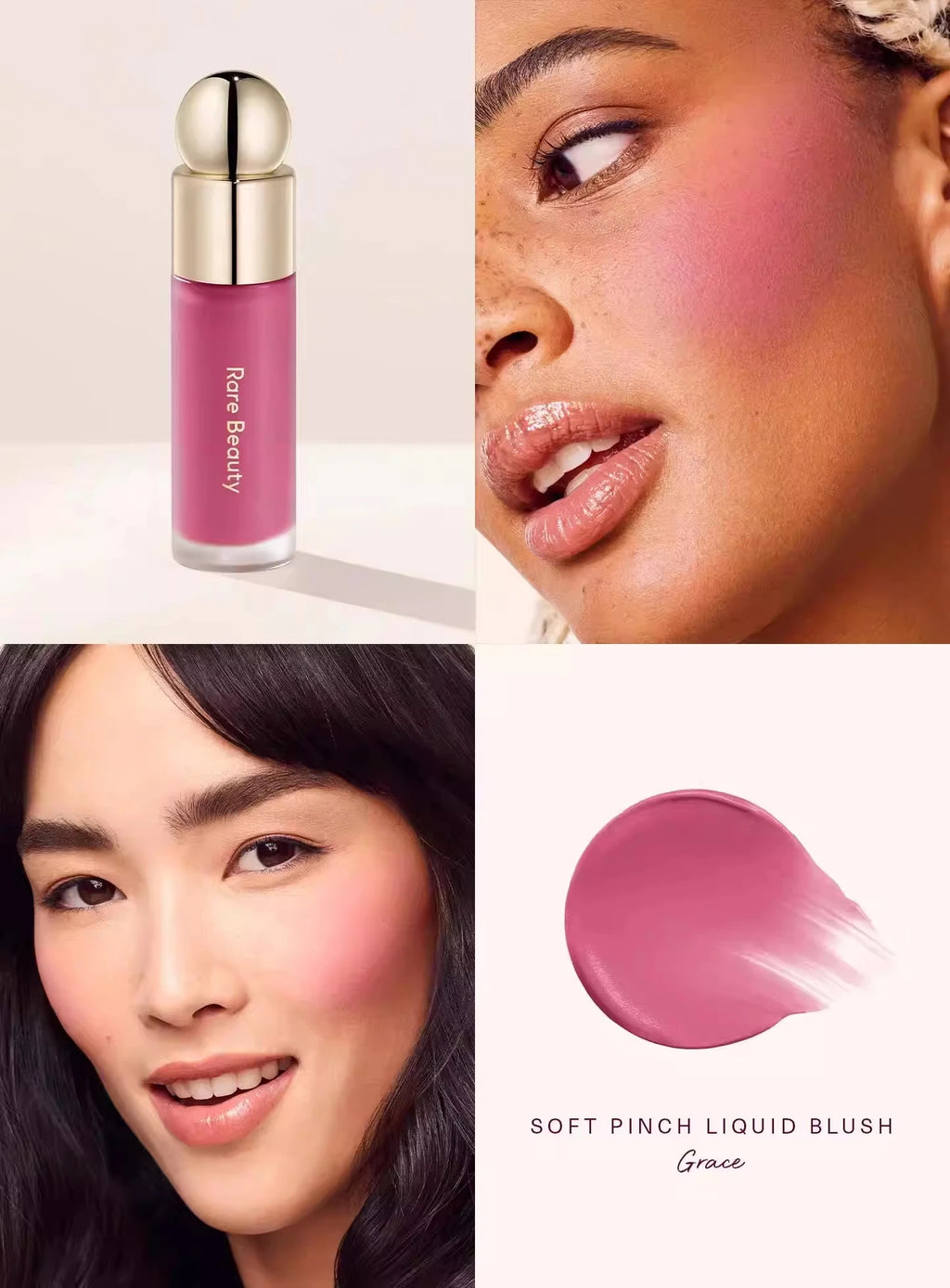 Rare Beauty Contour Stick Waterproof Shading Highlight Shadow Sculpt Facial V Shape Slim Nose Bright Side Cheek Smooth Makeups
