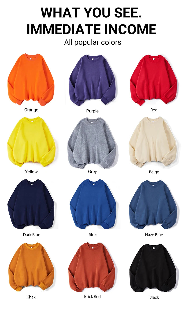 New York California Malibu Letter Sweatshirts Winter Women'S Casual Loose Hoodie Fleece Warm Crewneck Pullover Comfortable Clothes