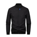 2024 Spring And Autumn New Baseball Collar Short Loose Solid Color Jacket Men'S Business Casual Thin Coat Trend