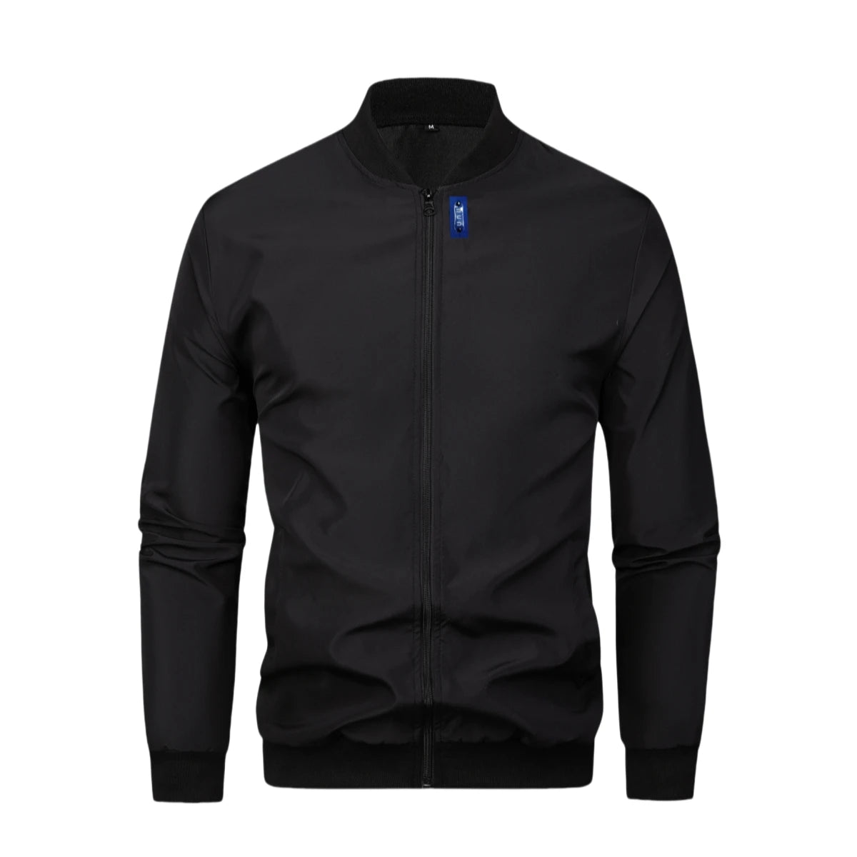 2024 Spring And Autumn New Baseball Collar Short Loose Solid Color Jacket Men'S Business Casual Thin Coat Trend