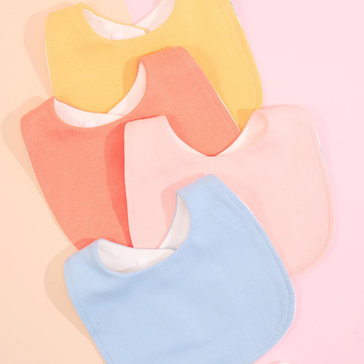 Cotton Soft Baby Adjustable Bandana Bibs Set Of 4 For Newborns And Toddlers Dribble Bibs