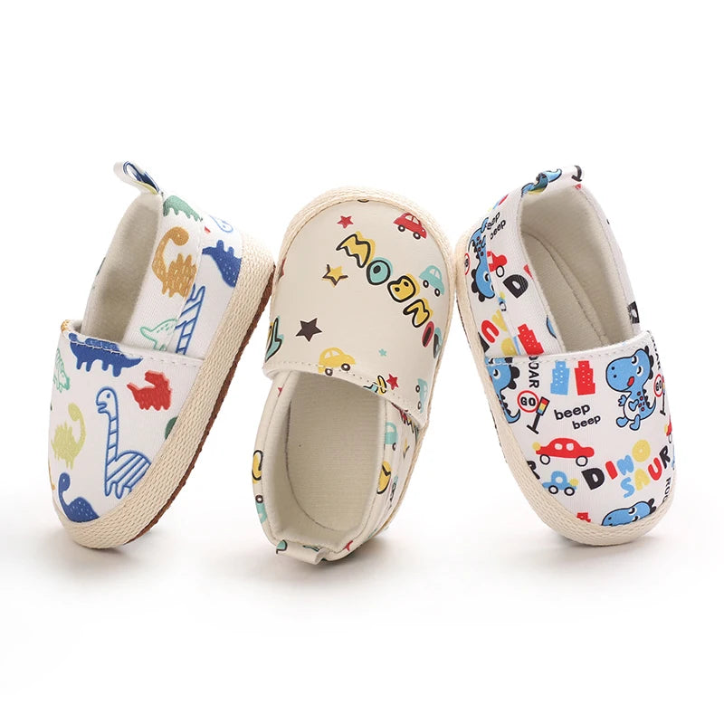 Little Star Baptismal Baby Casual Flat Shoes Spring Autumn Soft Walking Shoes For Infant Toddler 0-18 Months
