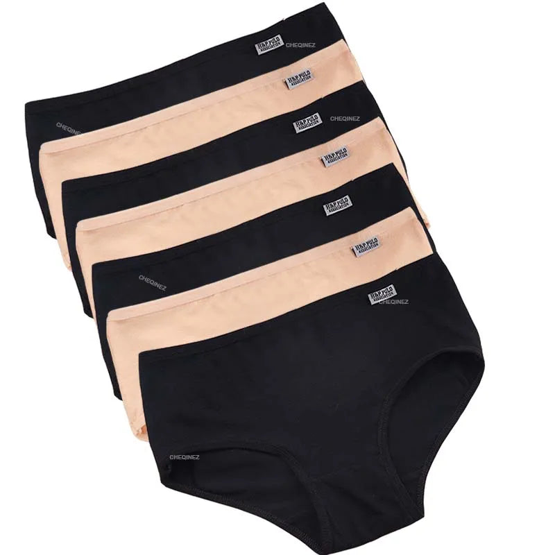 Plus Size Cotton Panties For Women Set Of 7 Comfortable Breathable Briefs M To 4XL