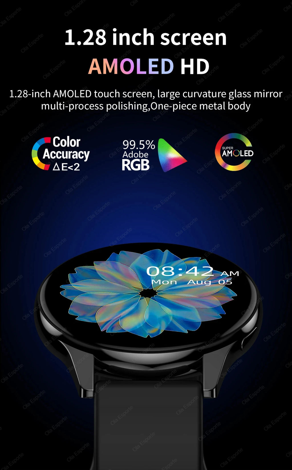 Smartwatch Women Watch 6 Health Monitoring Watch Waterproof Voice Assistant Bluetooth Call Smart Watch 2026 New Sports Watch