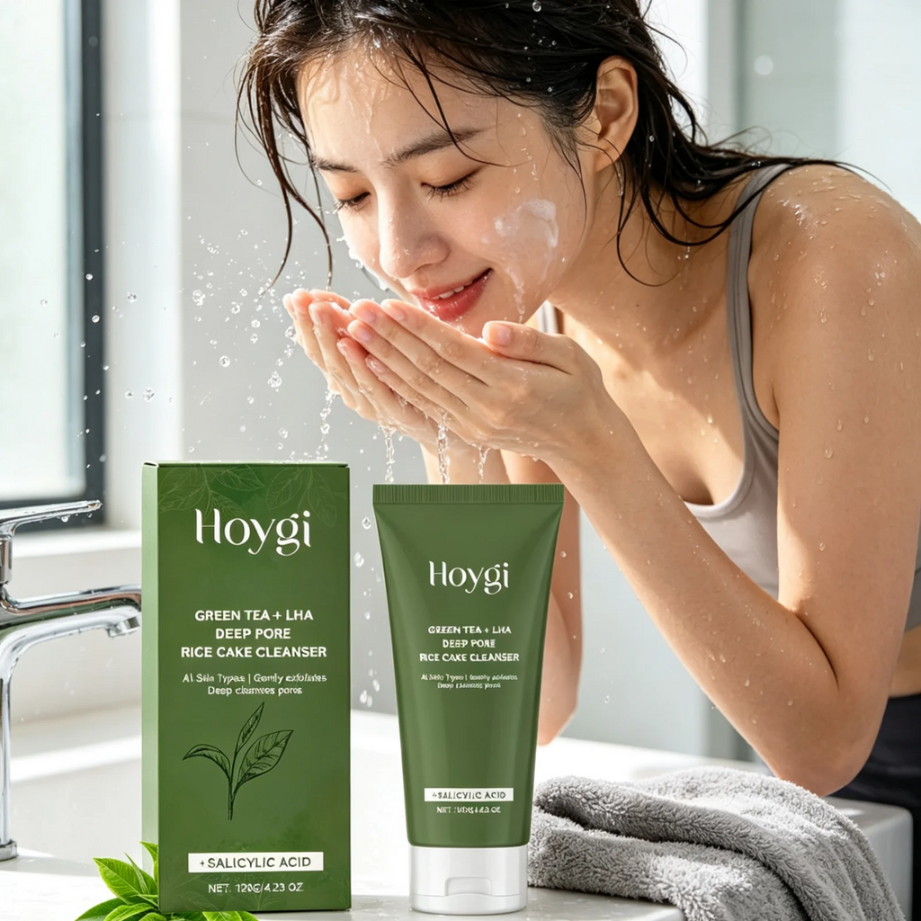 Hoygi Facial Cleanser Long Lasting Moisturizing Deep Cleansing Relieve Skin Irritation Refreshing Feeling Gentle Face Wash 120g