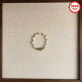 Fashionable Luxury 925 Silver Natural Stone Freshwater Pearl Women's Elastic Ring Daily Style Imves Fine Jewelry
