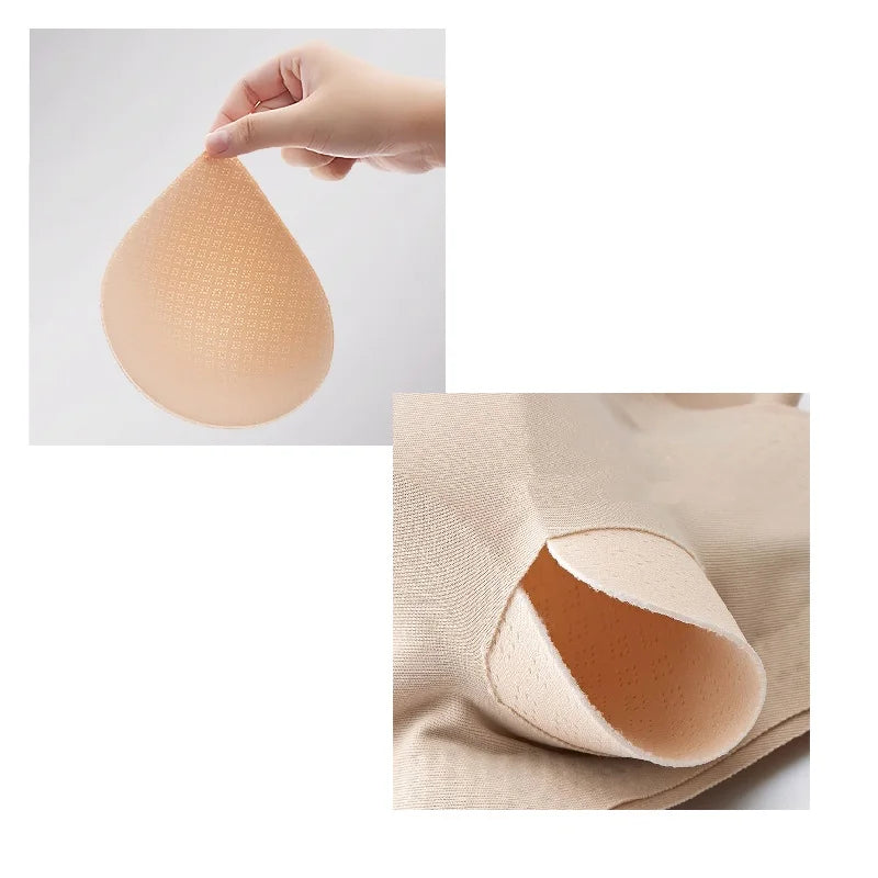 Seamless Women'S Push Up Bra Sleeping Yoga Sports Underwear Ultra Thin Sexy Lingerie