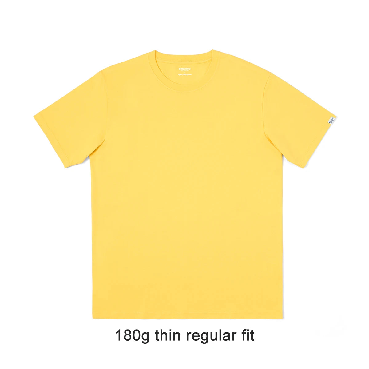 Simwood 2026 Summer New 180Gsm 100% Cotton White Solid T Shirt Men Causal O-Neck Basic T-Shirt Women'S High Quality Tops