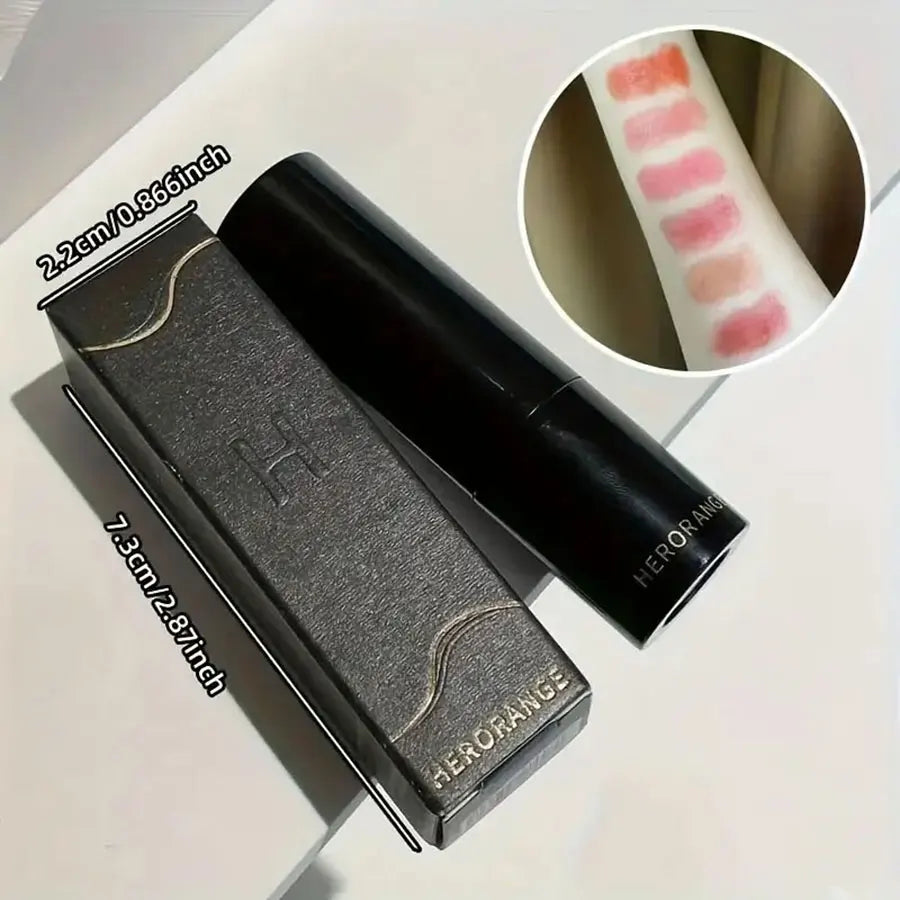 Lipstick Red Brown Lipstick Waterproof Moisturizing Mirror Lip Gloss Natural Long-Lasting Makeup Valentine's Day Gift