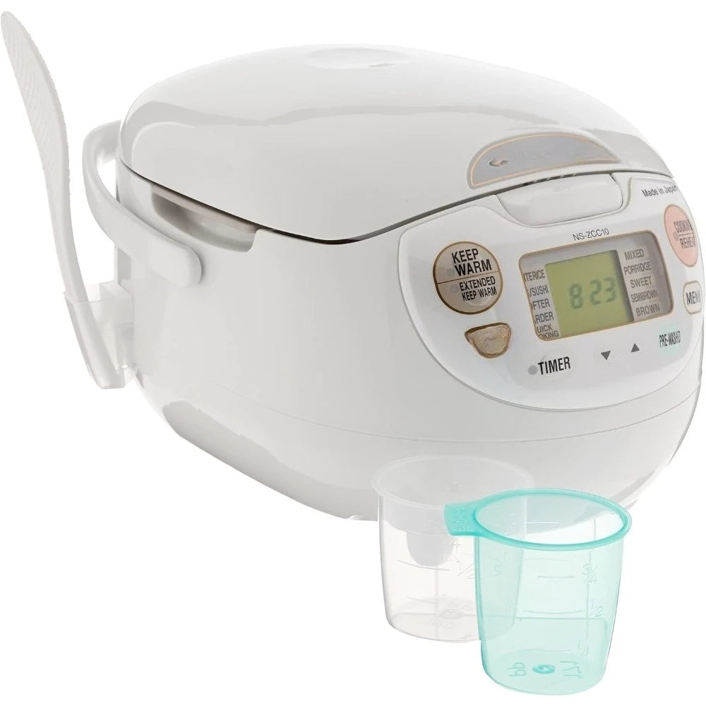 Brand new fast shipping Neuro Fuzzy Rice Cooker and Warmer 5.5 Cup Premium White