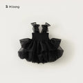 ZOETOPKID Baby Girl Tutu Dress Summer Toddler Slip Tulle Fairy Dresses Fancy Bow Birthday Clothes Princess Party Outfit