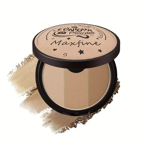 3-Color Matte Contour, Eye Shadow, and Blush Palette