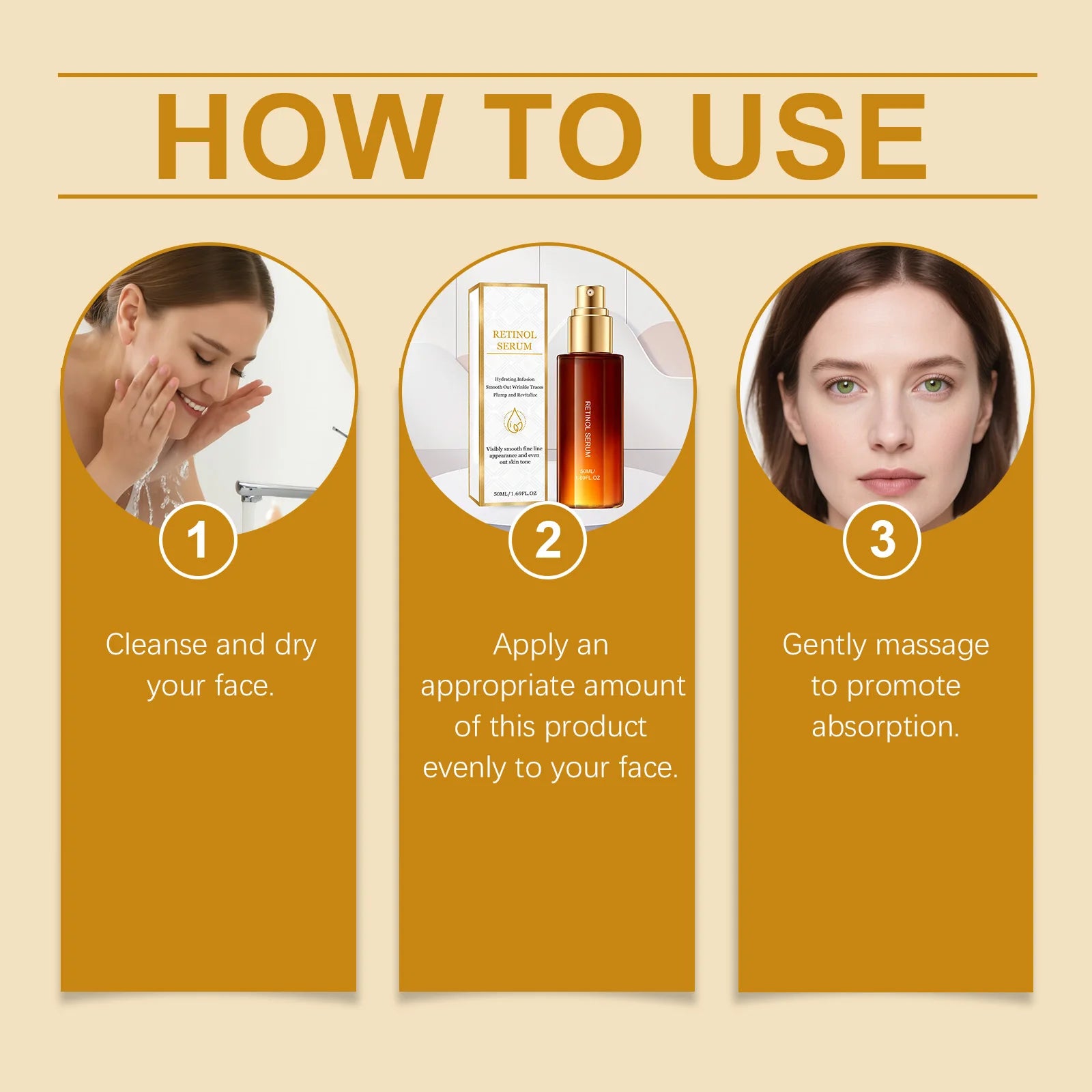 Retinol Facial Serum Moisturizing Soothing Skin Shrink Pore Reduce Fine Line Fade Dark Spot Brightening Lightweight Face Essence