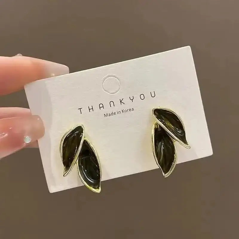 Korean Fashion Zircon Drop Earrings For Women'S Jewelry 2026 Trending New Luxury Women'S'S Geometric Hoop Earrings Pendientes Gifts