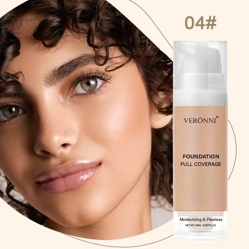 Full Coverage Liquid Foundation Waterproof Longwear For Professionals And Everyday Makeup Lovers