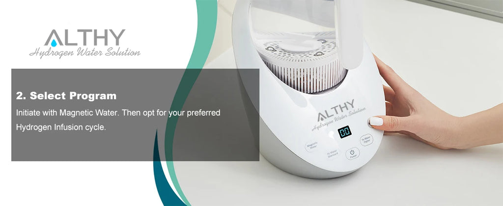 ALTHY Hydrogen  Water Pitcher Generator Machine Jug Bottle SPE&PEM Technology. Balanced Purified Water PH Calcium Sulfite filter
