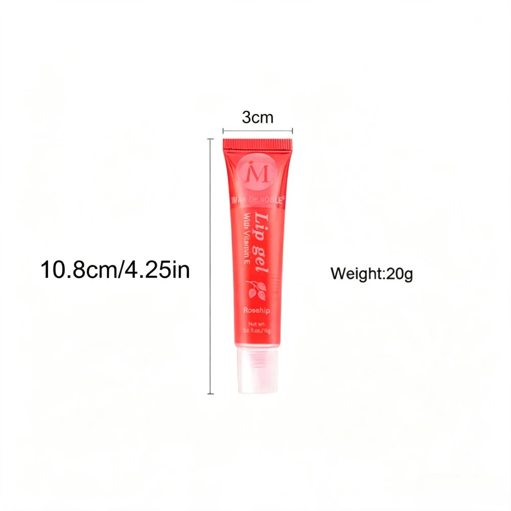 6Pcs Fruit Flavor Lip Oil Set - Moisturizing Plumping Lip Gloss