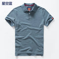 Summer Mens Polo Homom Shirts Cotton Shirts Short Sleeve Letter Embroidered Emblem Shirt For Male Golf Clothing T-Shirts