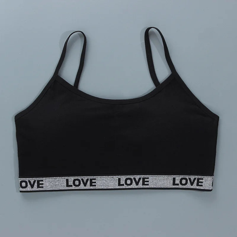 1/4PCS Children Innerwear Cotton Girls Bra Removable Sponge Cup Puberty Girls Training Bras Breathable Teenage Girl Brassiere 14