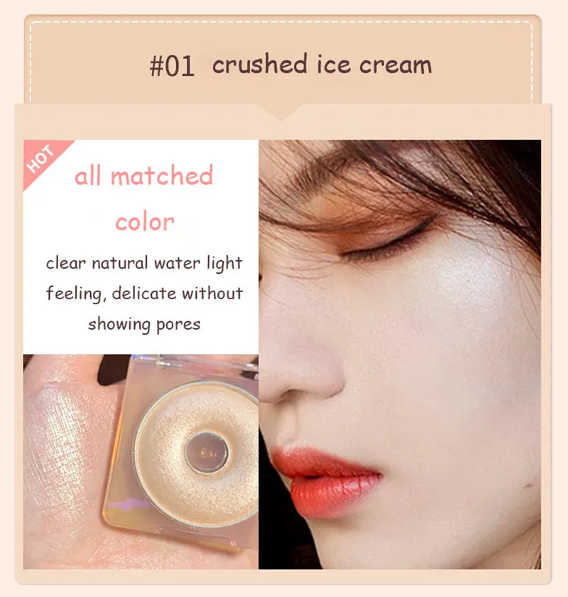 Judydoll Starlight Highlighting Powder Makeup Glow Face Contour Shimmer Water Light Highlight Pallete Illuminator Cosmetics