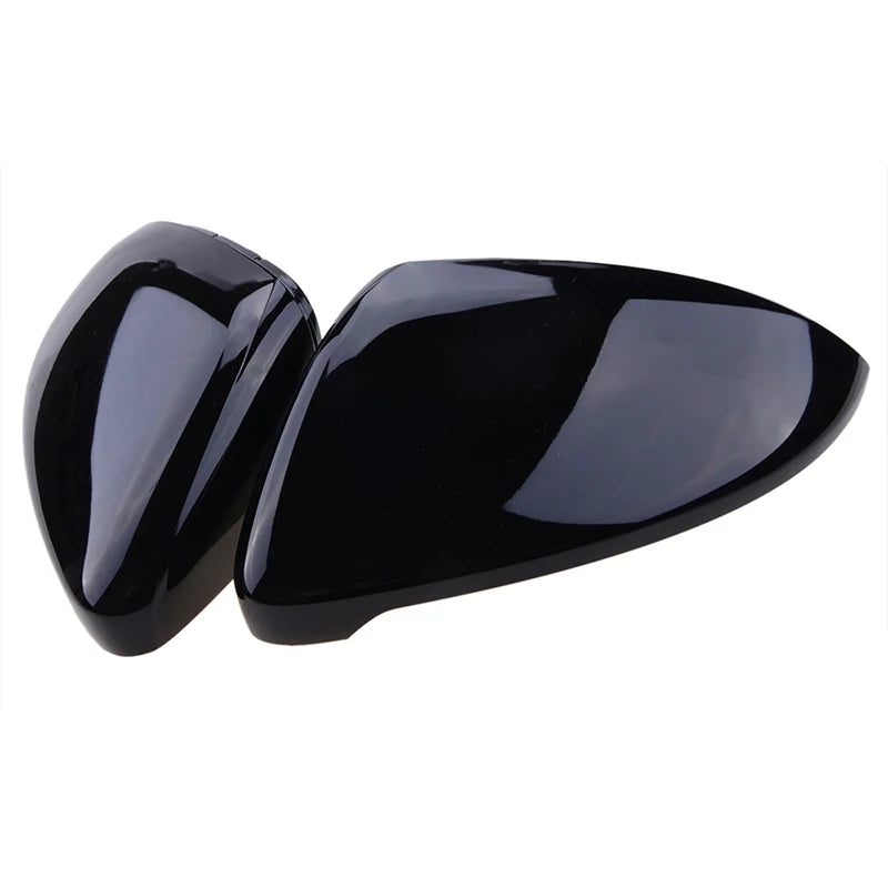 Rhyming Glossy Black Rearview Mirror Cover Side Mirror Caps Car Accessories Fit For VW Golf 7 MK7 MK7.5 GTI R GTE GTD 2013-2020