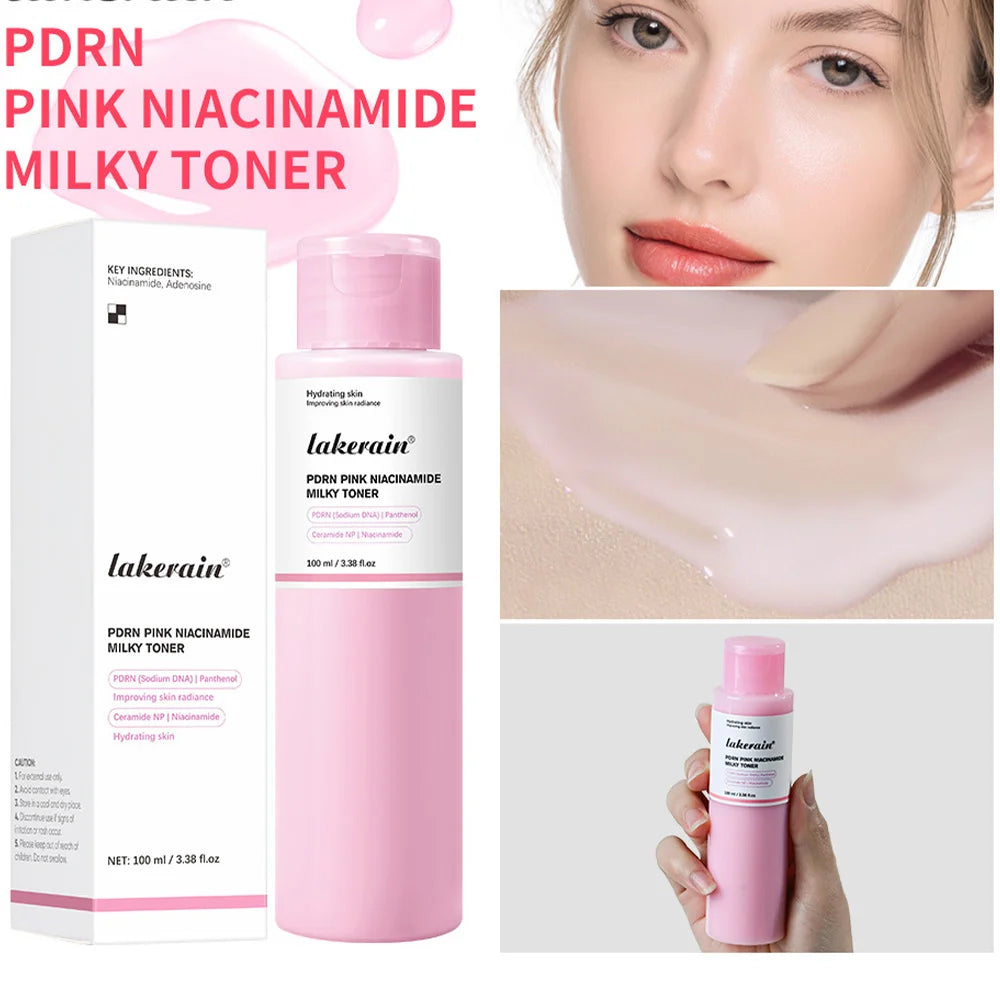 Salmon DNA PDRN Pink Peptide Serum Pink Glow Serum Remove Skin Darkness Hydrating Moisturizing Firming Korean Skincare Gifts