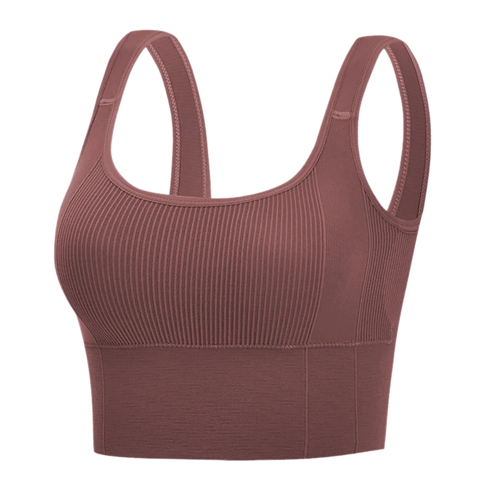 Women Summer Seamless Wireless Fixed Wide Strap Bandeau Tube Top Back Vest Casual Daily Soft Comfortable Underwear Lingerie
