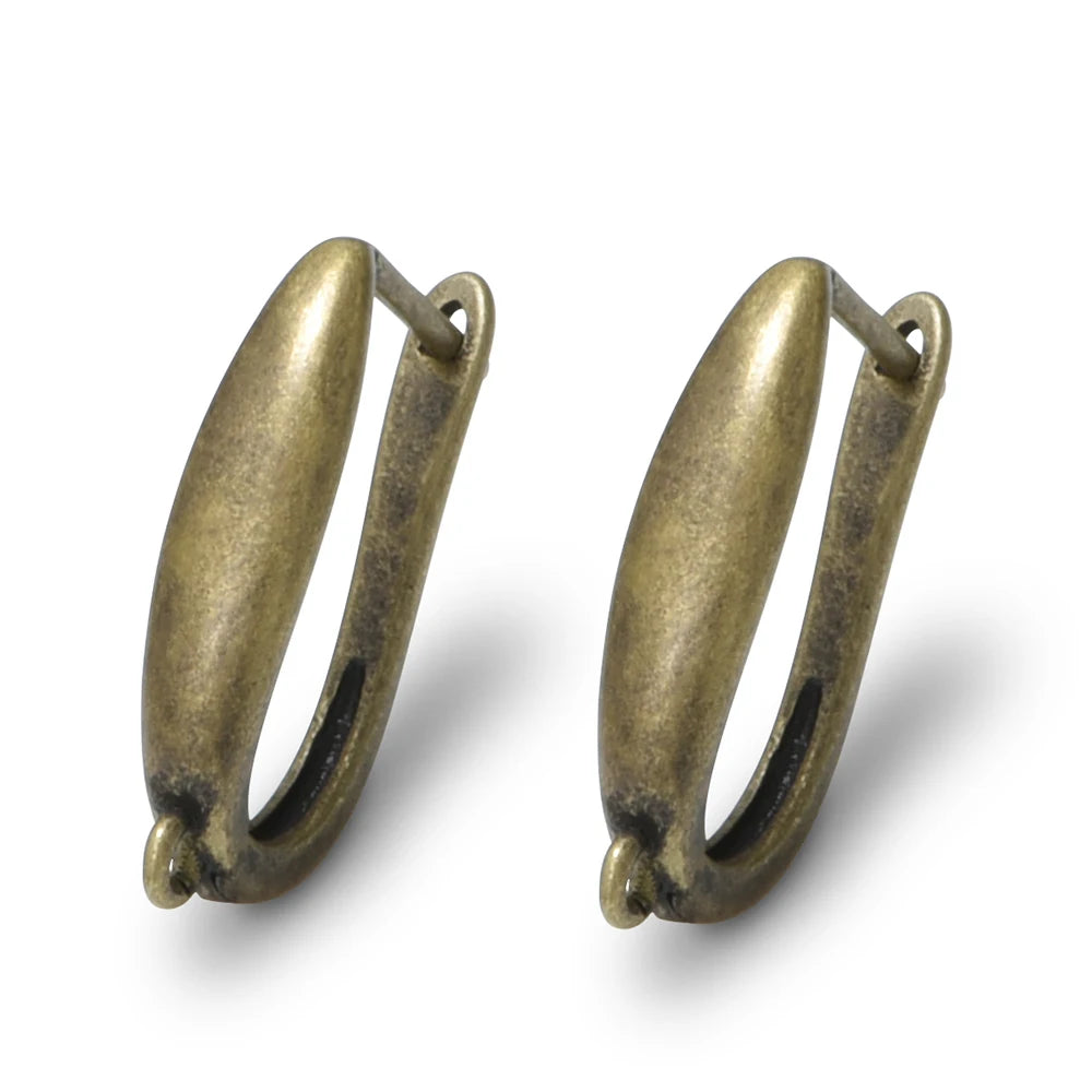 1 Pair New Antique Bronze Earrings Findings For Diy Woman Jewelry Earring Hooks Accessories Handmade Making Supplies