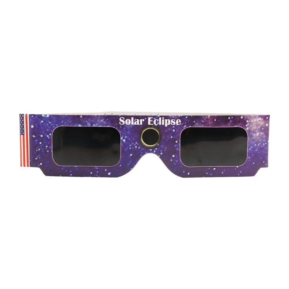 5PCS Solar Eclipse Glasses Anti-uv Glasses Safe Direct Sun Viewing Random Color Paper Frames for Adults Kids Watch Solar Eclipse