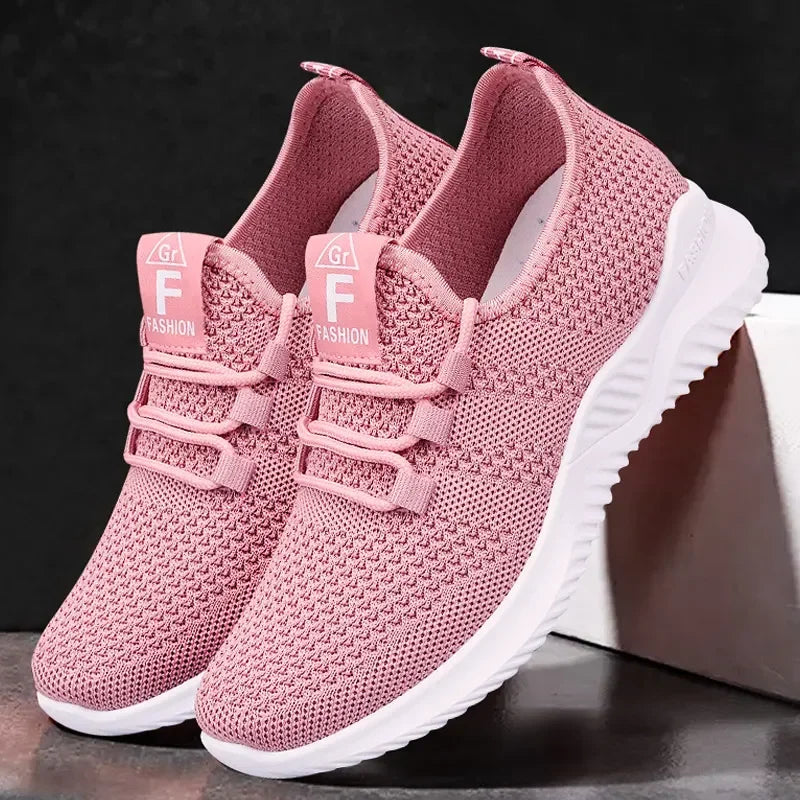 Women's Lightweight Casual Sneakers | Breathable Mesh Platform Shoes